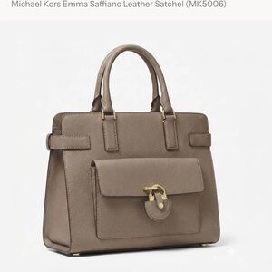 Micheal kors Emma saffiano leather satchel